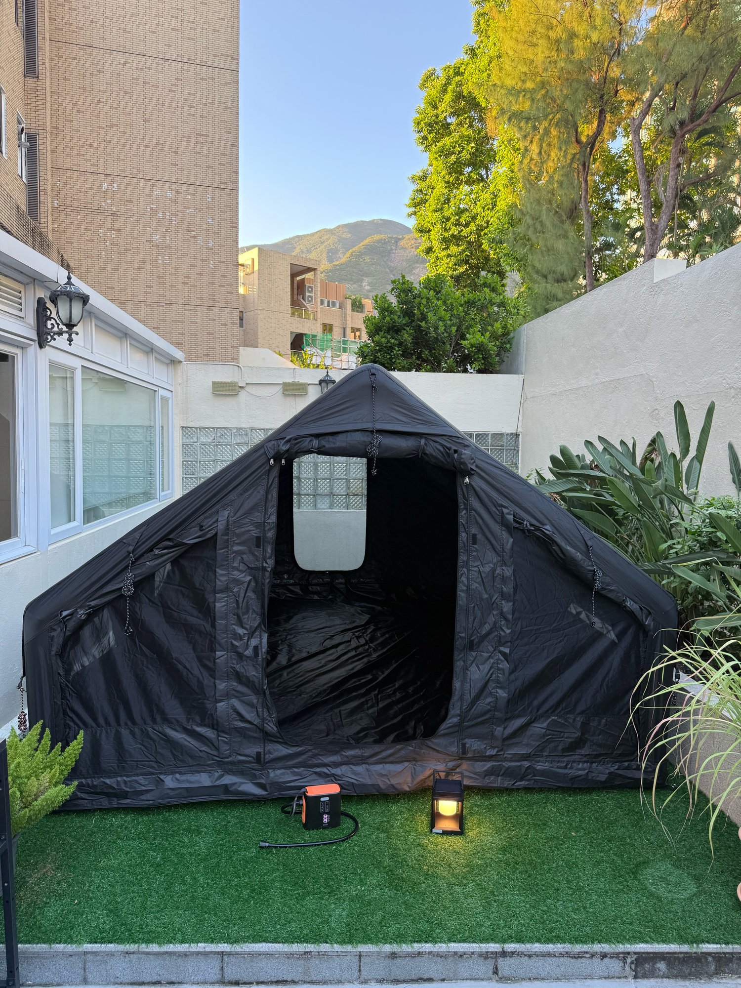 Carbon Air Ti 4 — open the inflate clip